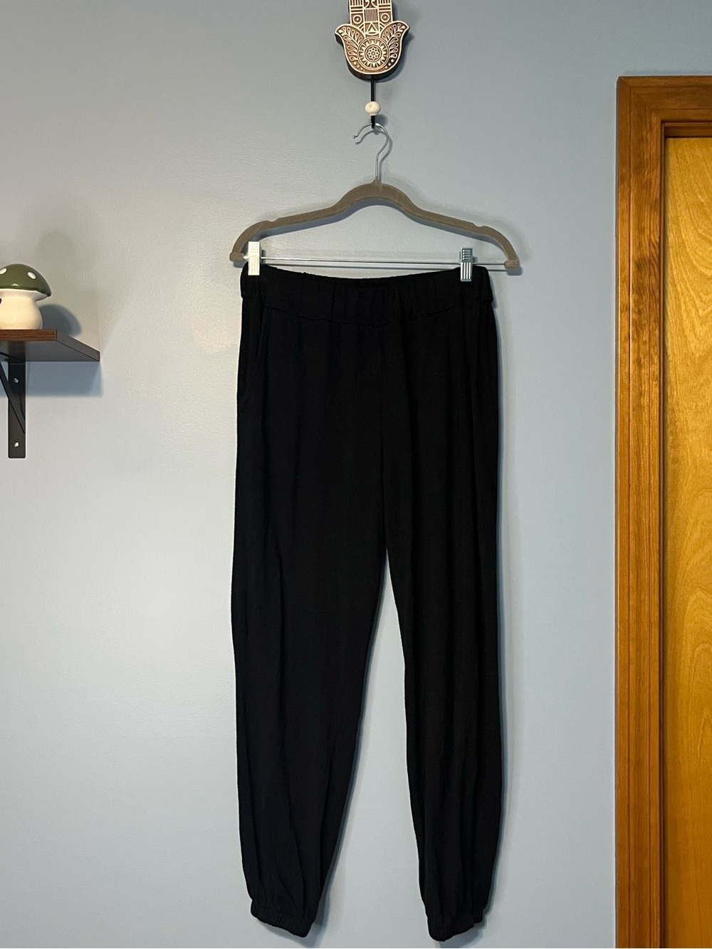 Meo Meli Italian Made -Black Jogger Pants